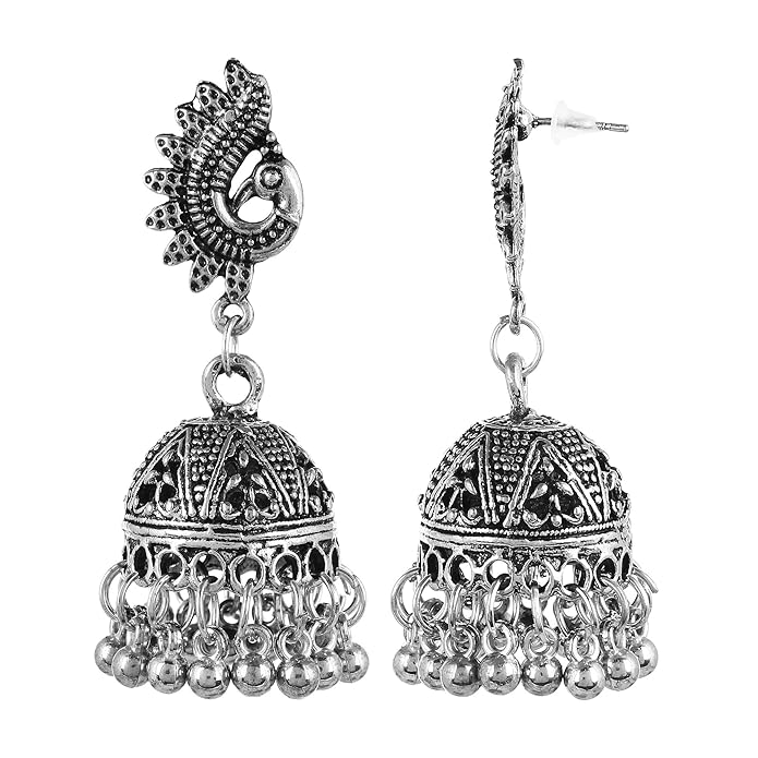  YouBella Earrings for Women Jewellery Earrings Afghani Jhumka earrings ear rings for Girls and Women view 2