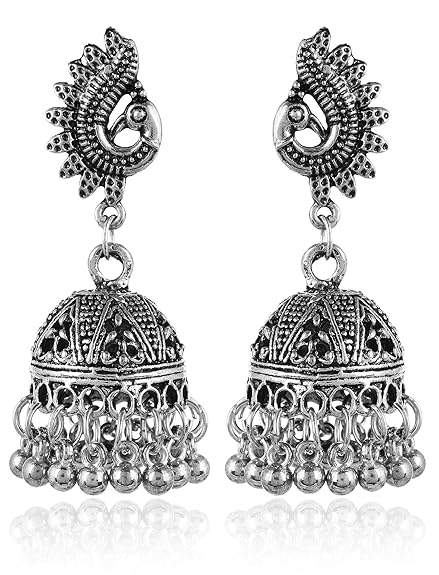  YouBella Earrings for Women Jewellery Earrings Afghani Jhumka earrings ear rings for Girls and Women