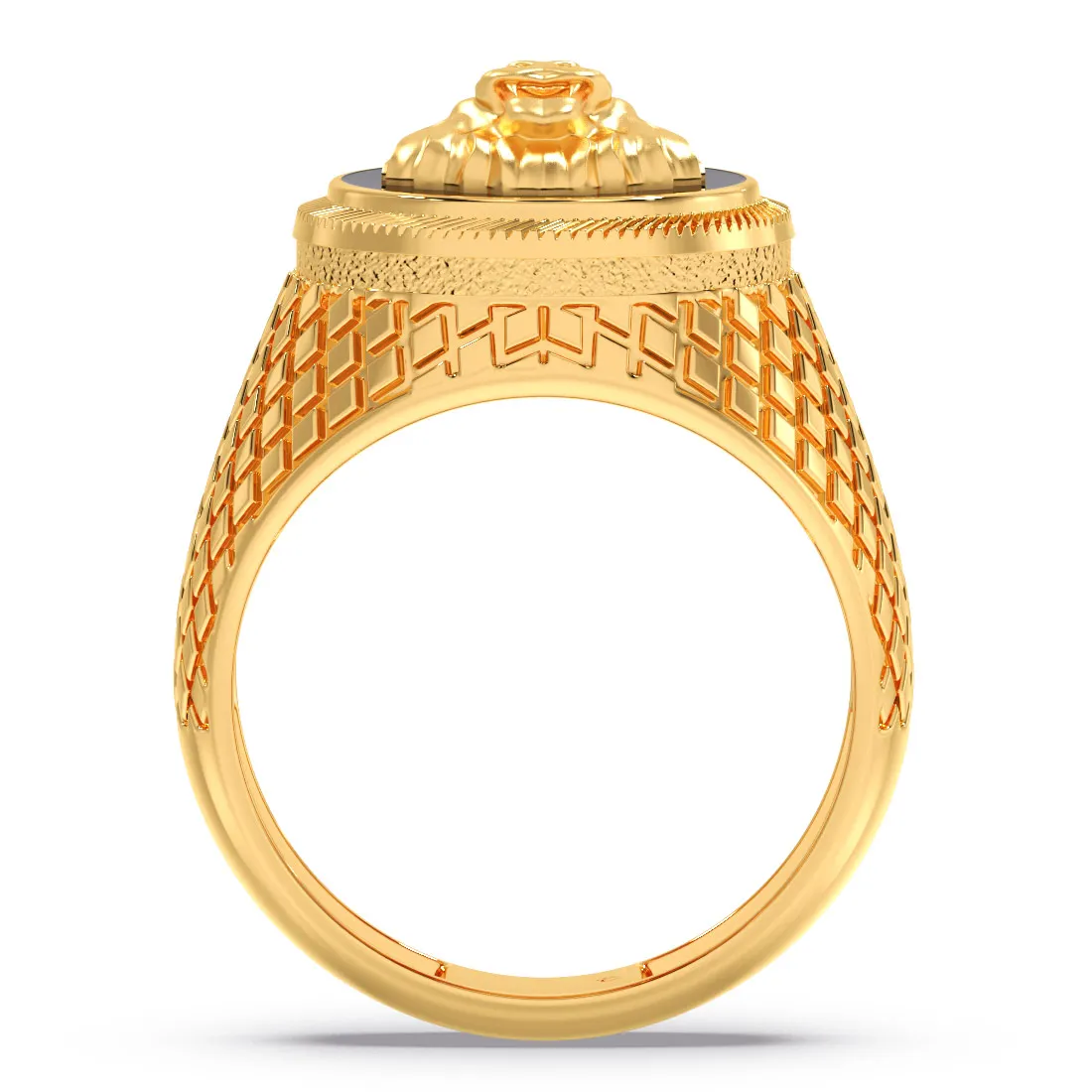  Ridan Lion Gold Ring view 3