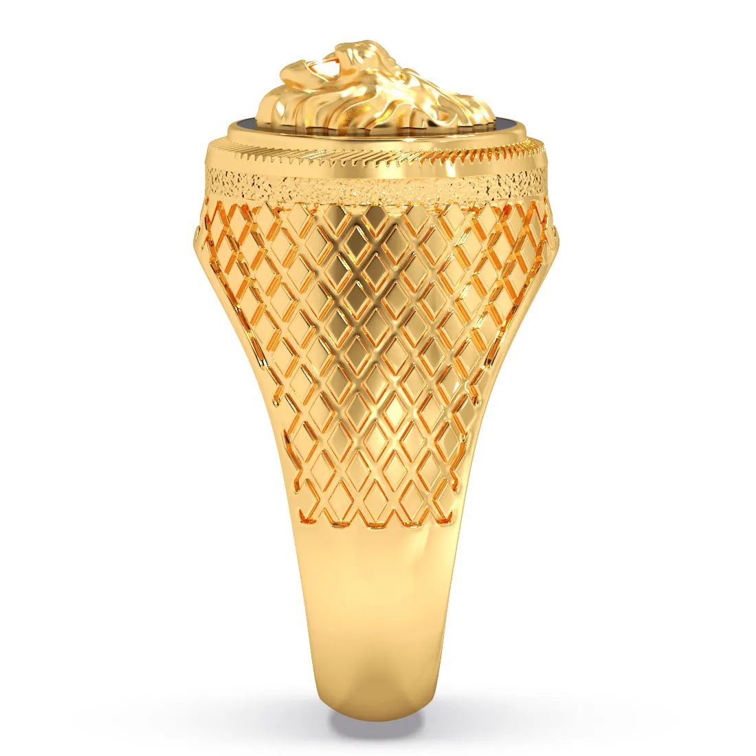  Ridan Lion Gold Ring view 4