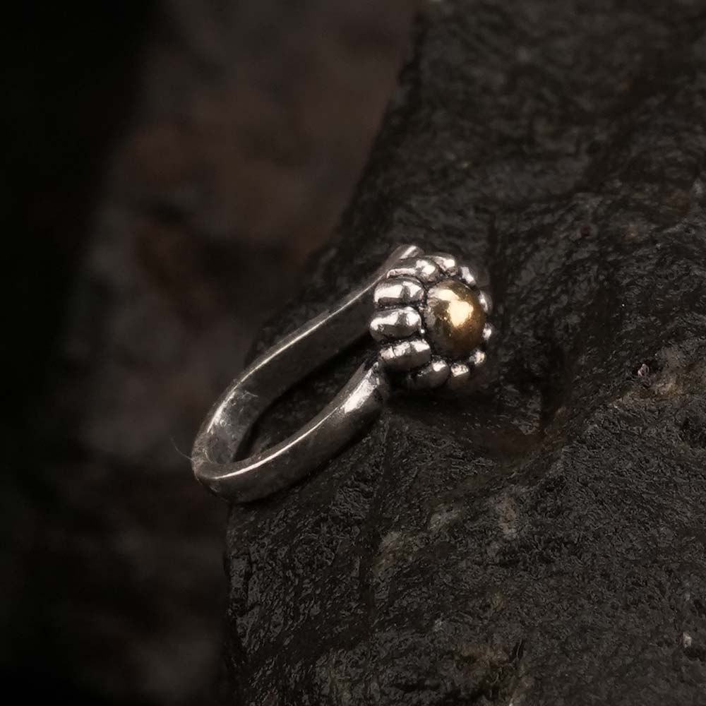 Stree Flower Nose Pin view 3