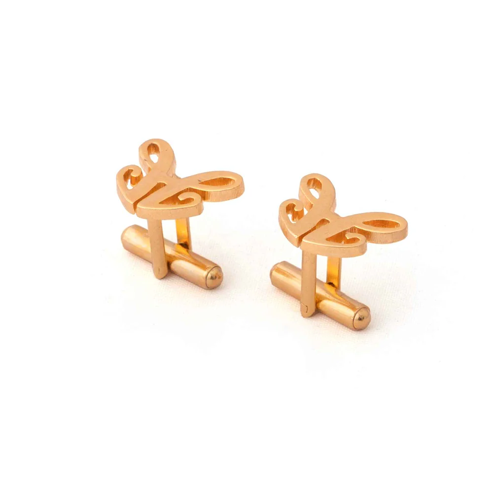 Personalized Gold Plated Cufflinks