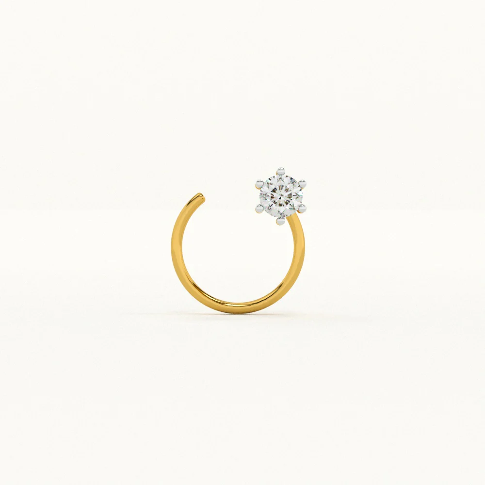 Diamond Dew 0.04 Carat Lab-Grown Diamond Nose Pin view 3